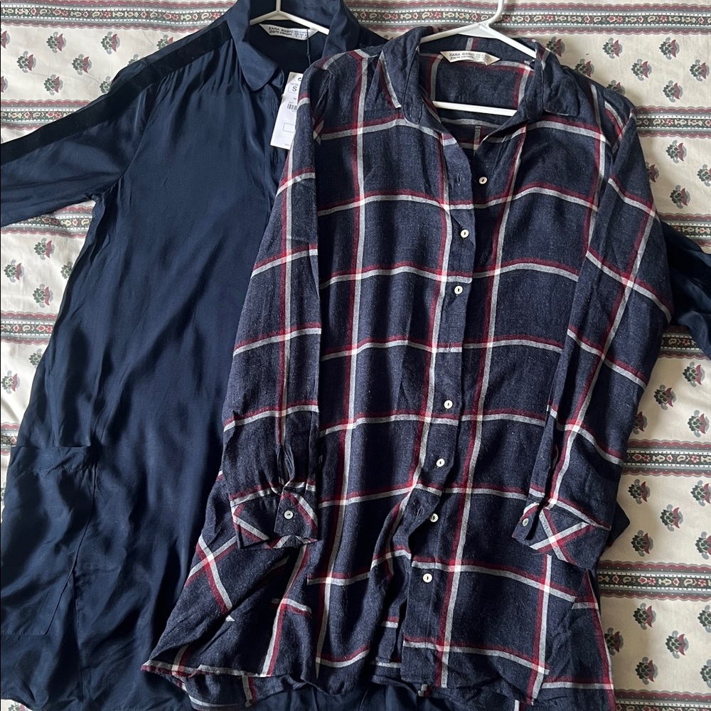 Zara long sleeve Shirt Dress bundle